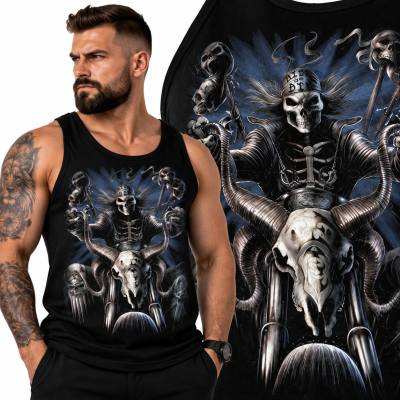 TANK TOP  HORROR HARLEY SKULL